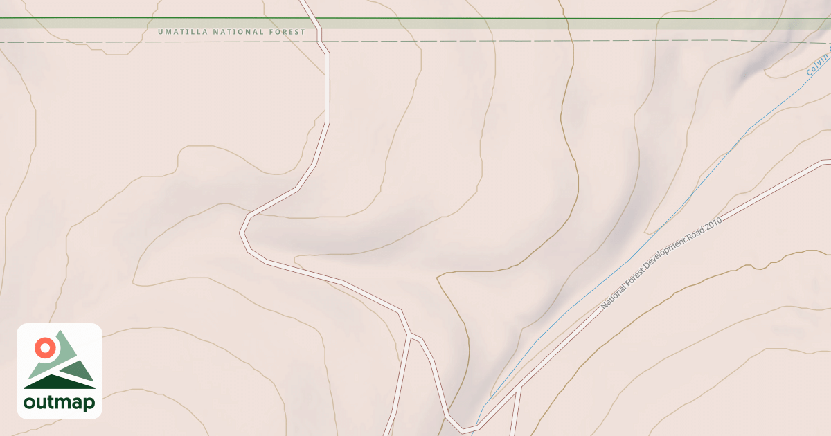 Map of USFS Motor Vehicle Use Map Trails 17774