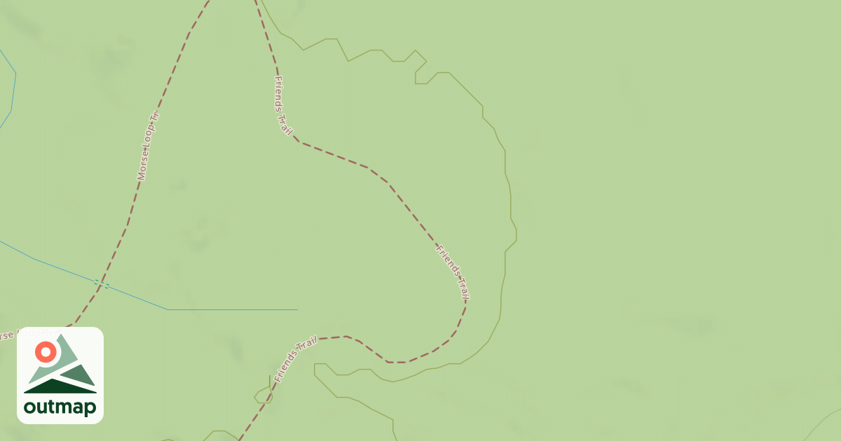 Map of Friend's Trail