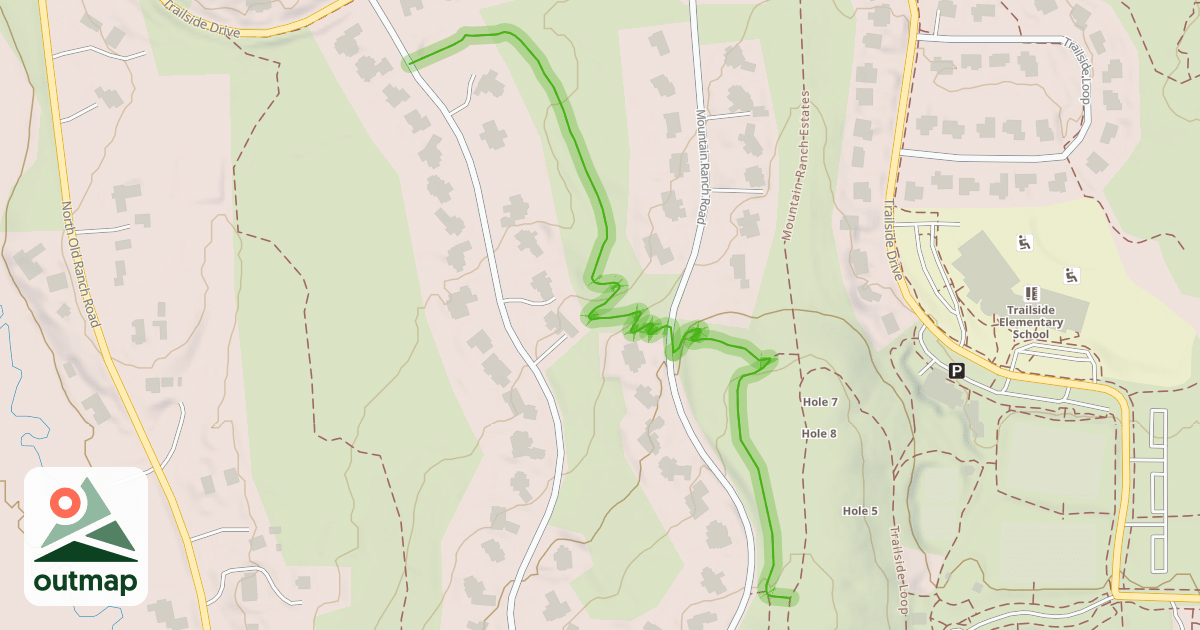 Map of Mountain Ranch Estates
