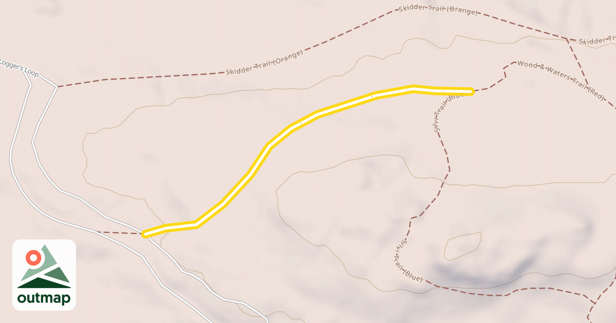 Map of Wood & Waters Trail (Red)