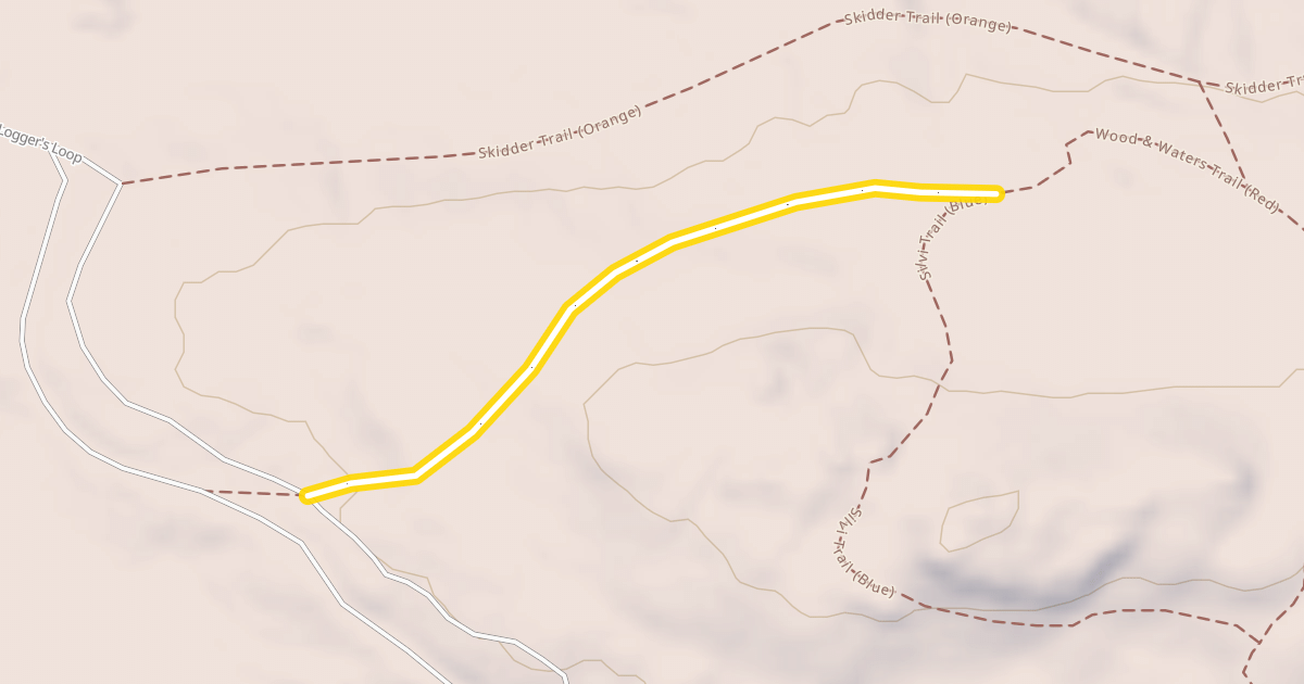Map preview of Wood & Waters Trail (Red)
