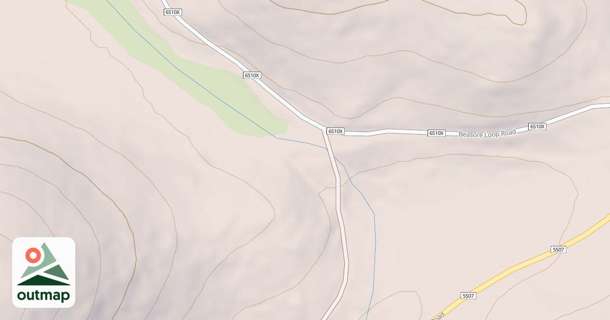 Map of BEASORE LOOP T2