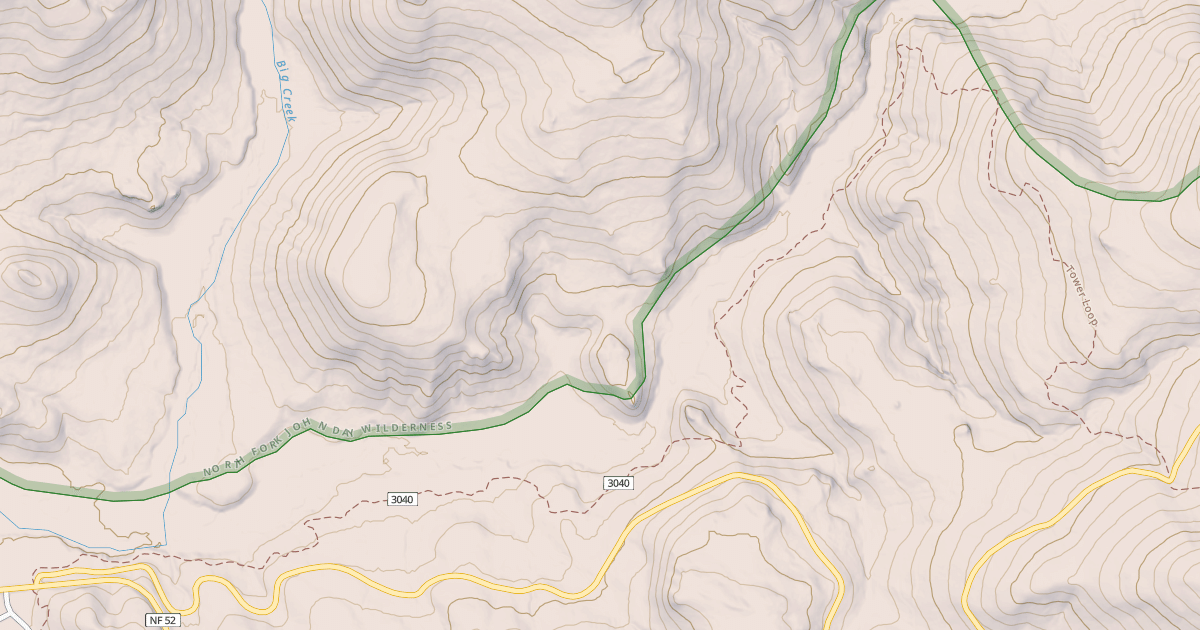 Map preview of Tower Loop