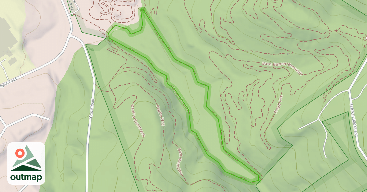 Map of Sycamore Loop