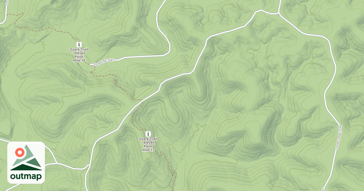 Map of DEVIL'S ELBOW