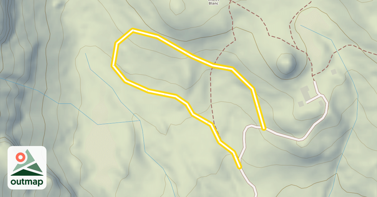Map of Chalet Blanc