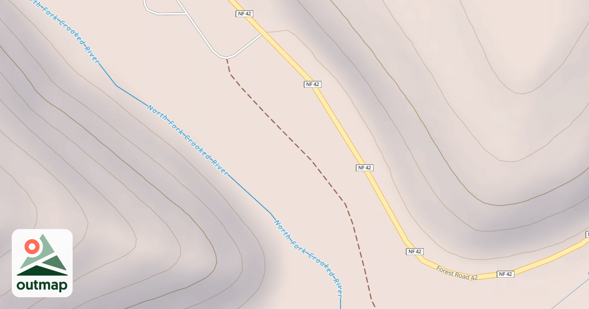 Map of USFS Motor Vehicle Use Map Roads {3D784429-C340-4E4B-A2A4-B0616D785E1F}
