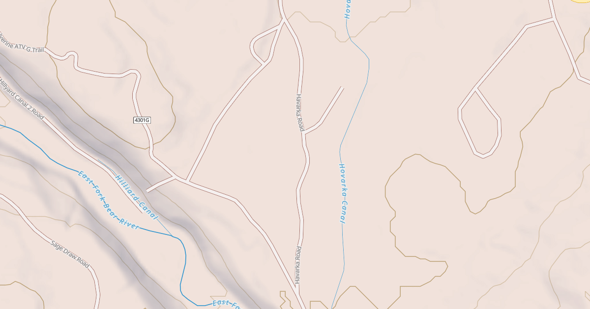 Map preview of CANAL SNOWMOBILE SPUR B