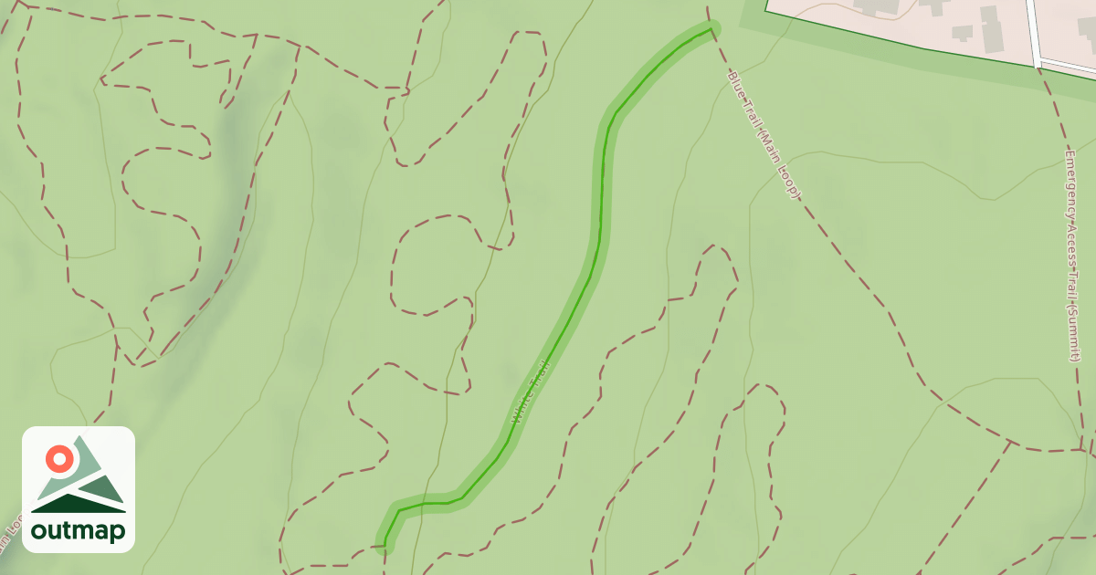 Map of White Trail
