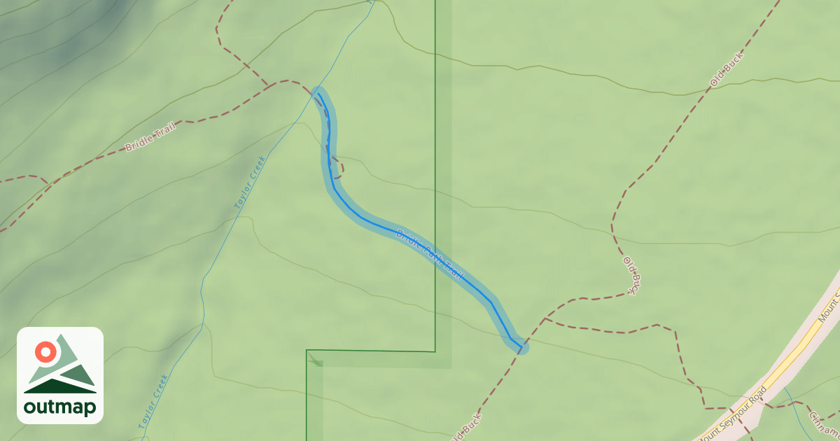Map of Bridle Path Trail