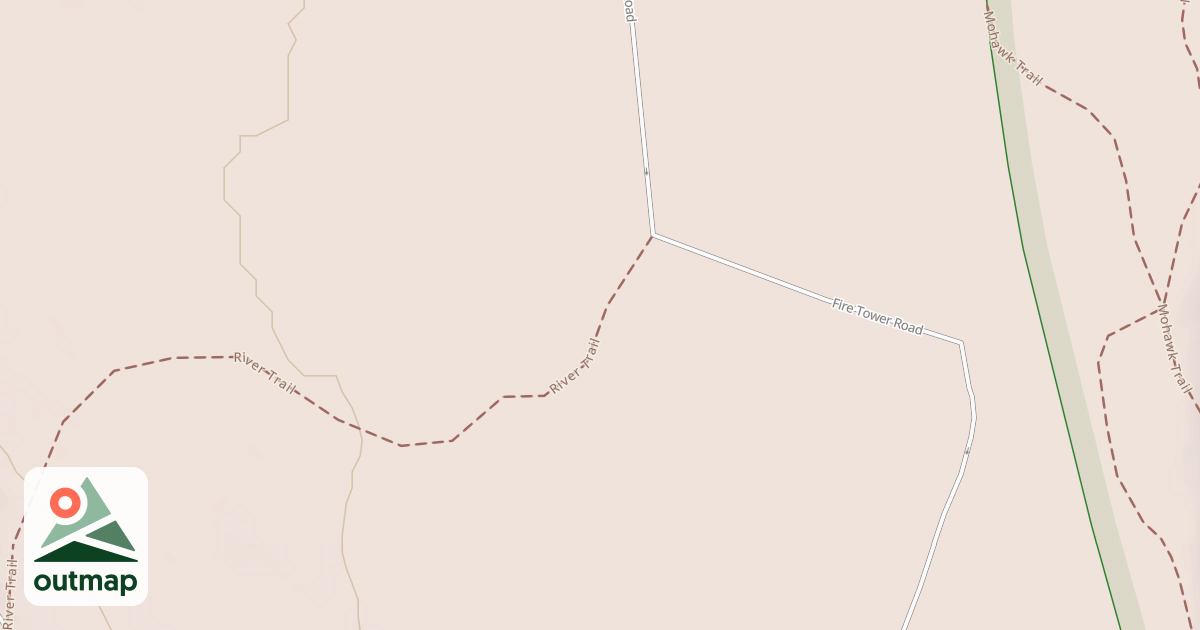 Map of Cook Forest State Park Trails