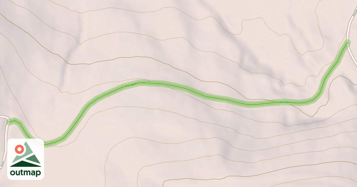 Map of FS 661