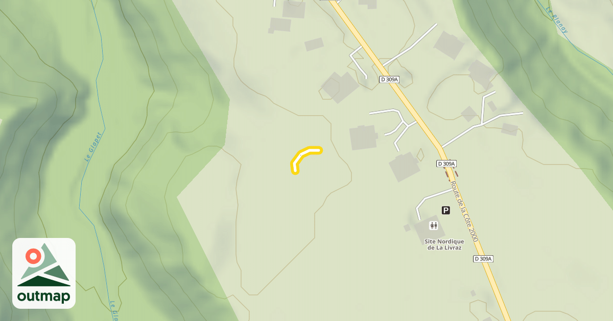 Map of La Livraz