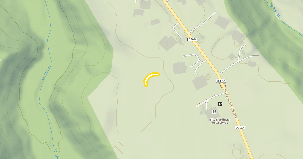 Map preview of La Livraz