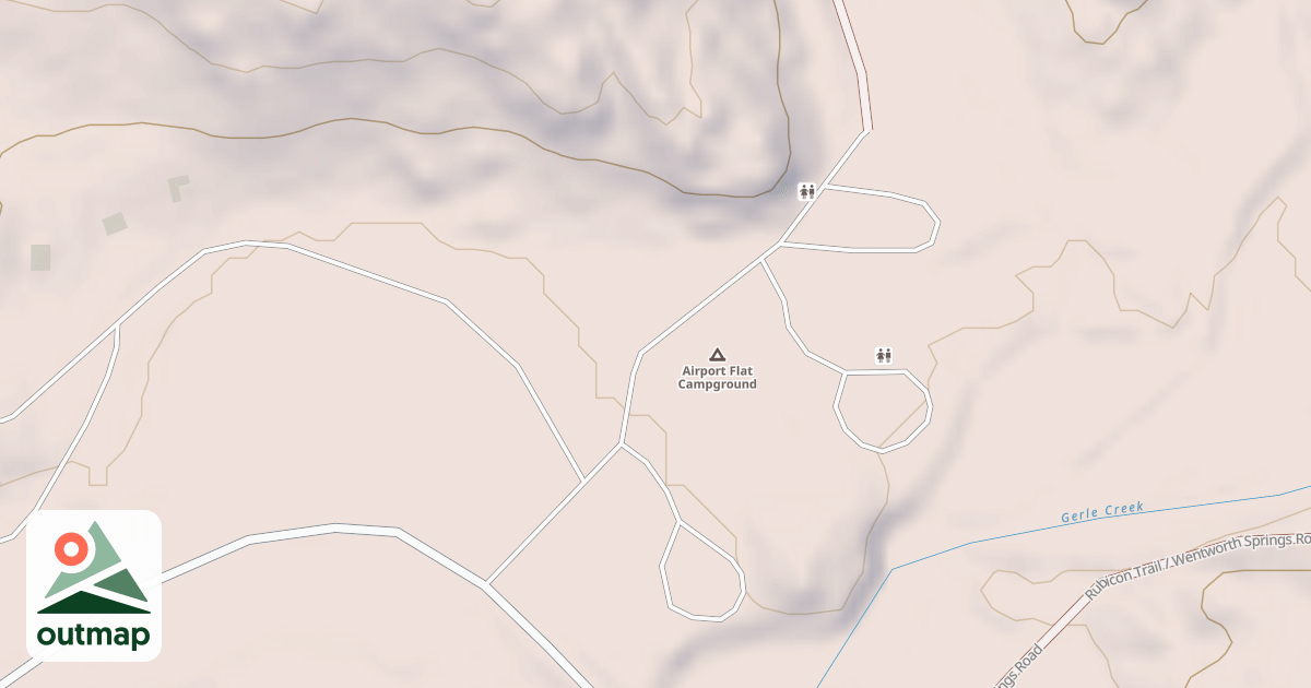 Map of AIRPORT FLAT LOOP D