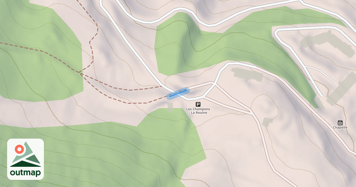 Map of Valcibière