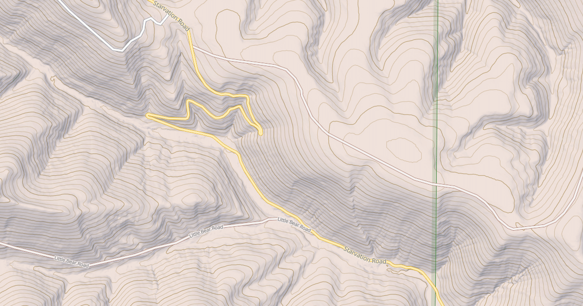 Map preview of STARVATION SPRING
