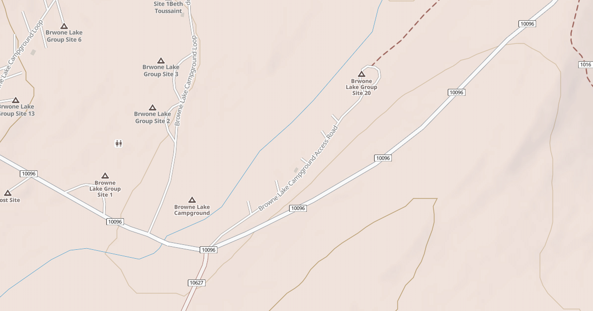 Map preview of BROWNE LAKE C. G.
