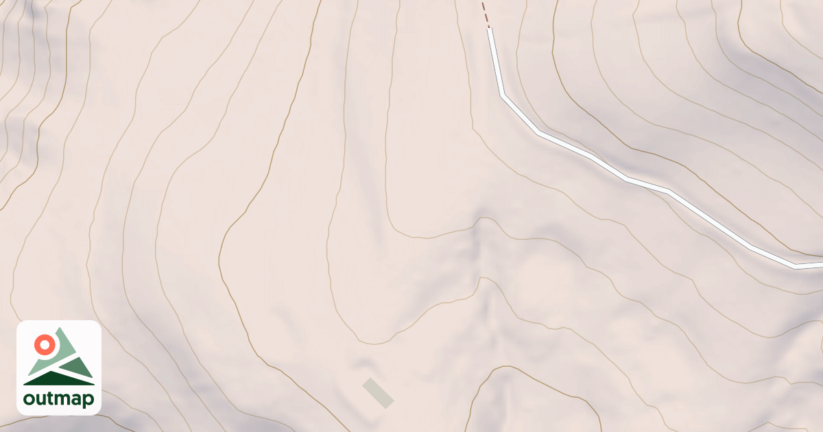 Map of HIDDEN BASIN SPUR