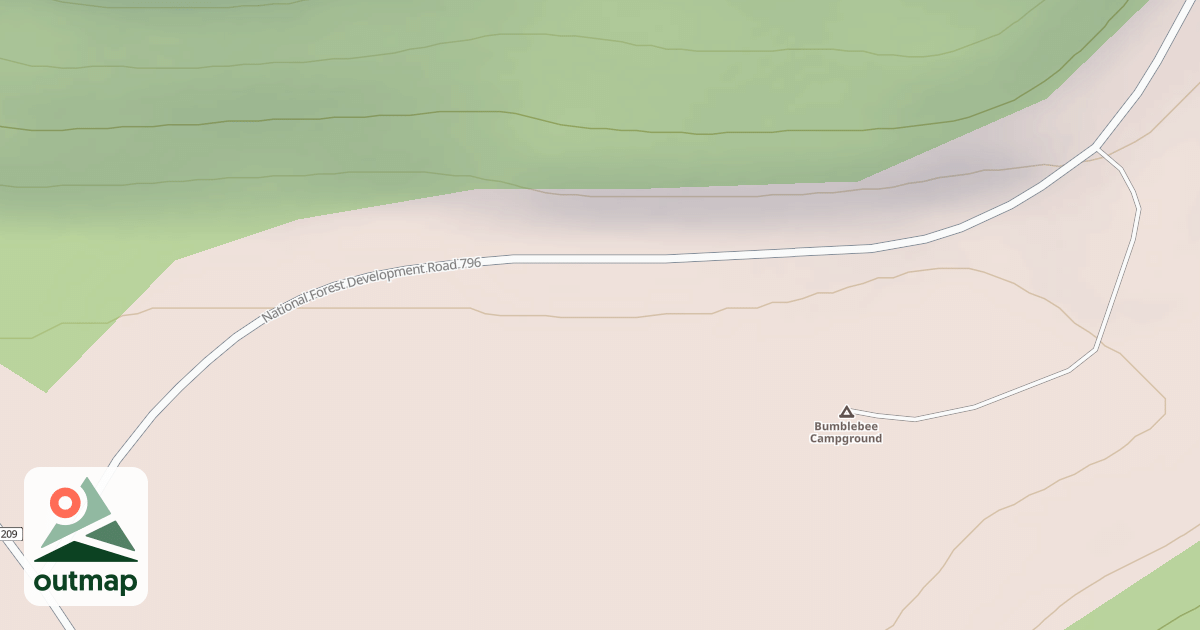 Map of BUMBLEBEE CREEK