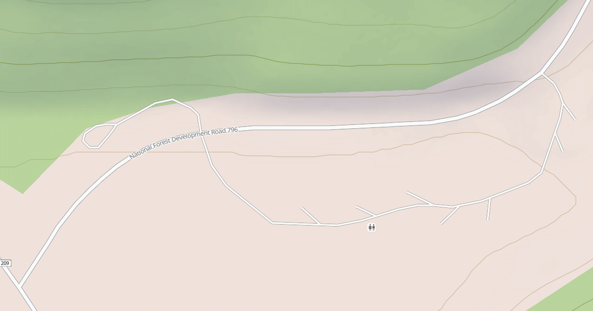 Map preview of BUMBLEBEE CREEK