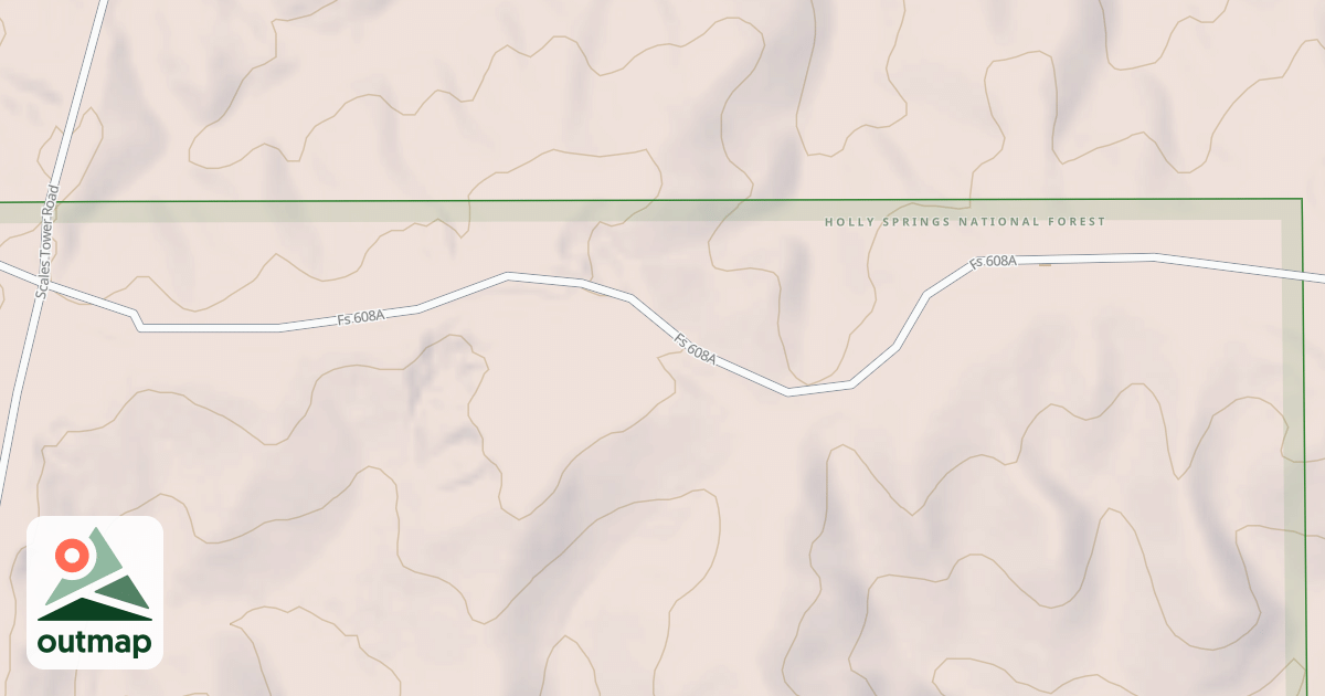 Map of OLD COUNTY BOGA RD