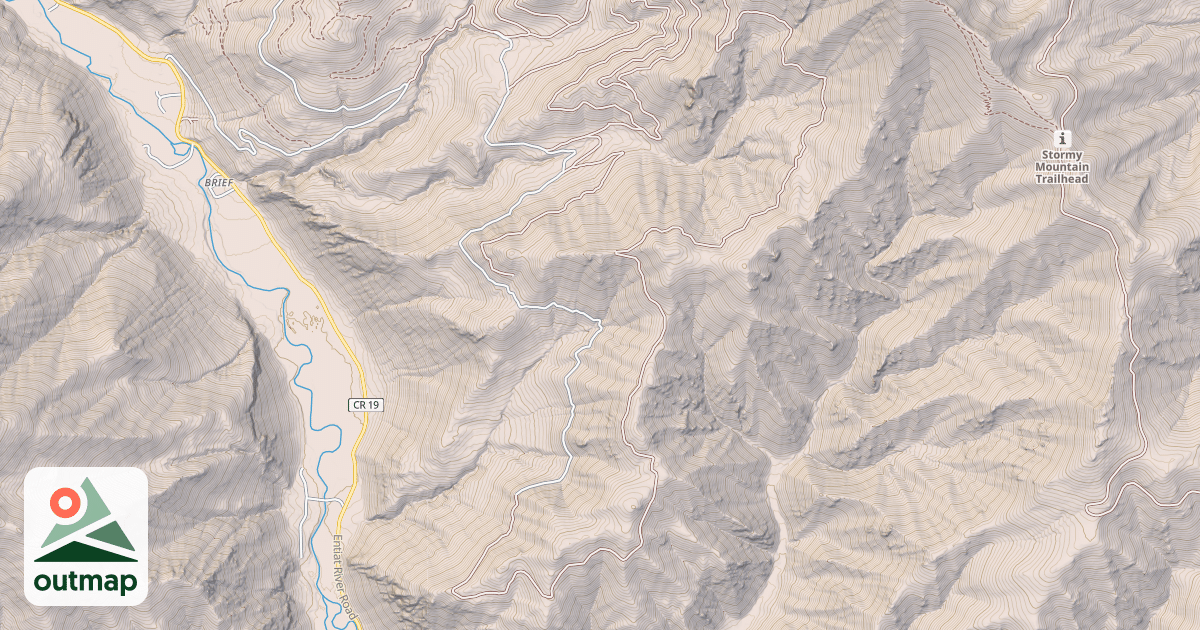 Map of DILL RIDGE