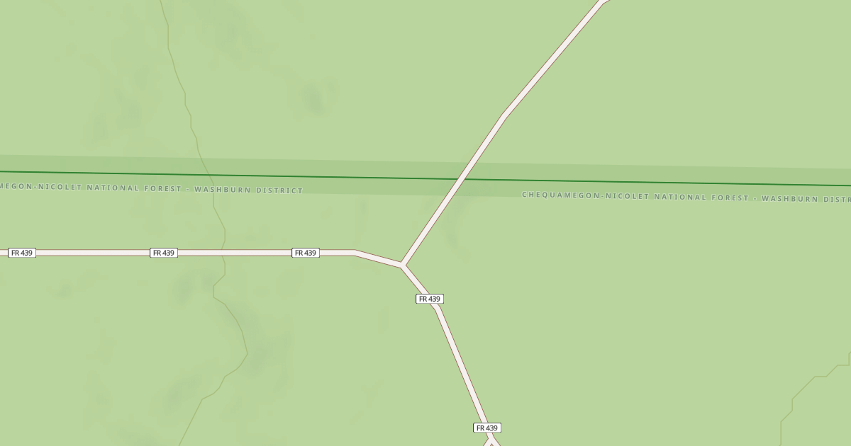 Map preview of FR 439G