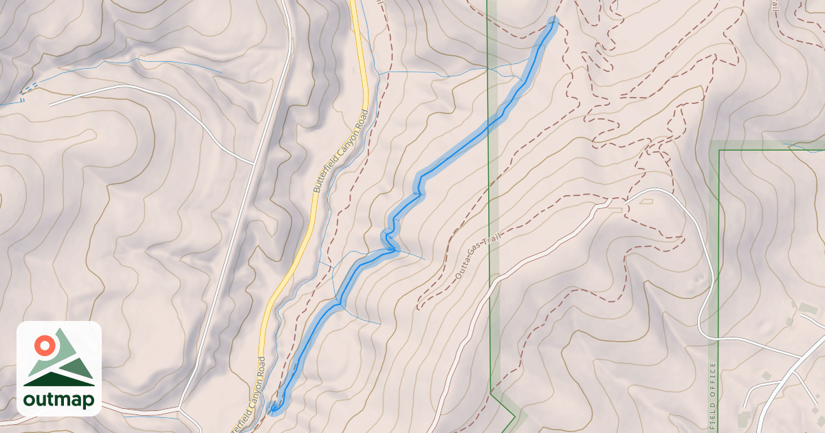 Map of Copper Rise (BST) Trail