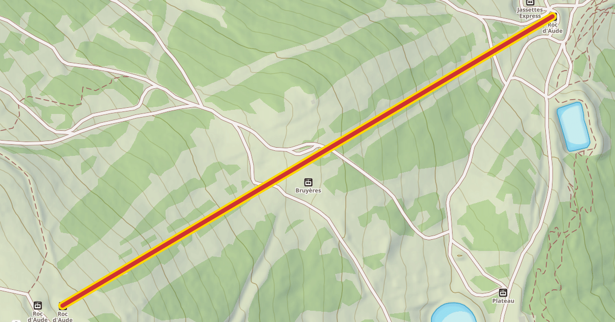 Map preview of Roc d'Aude