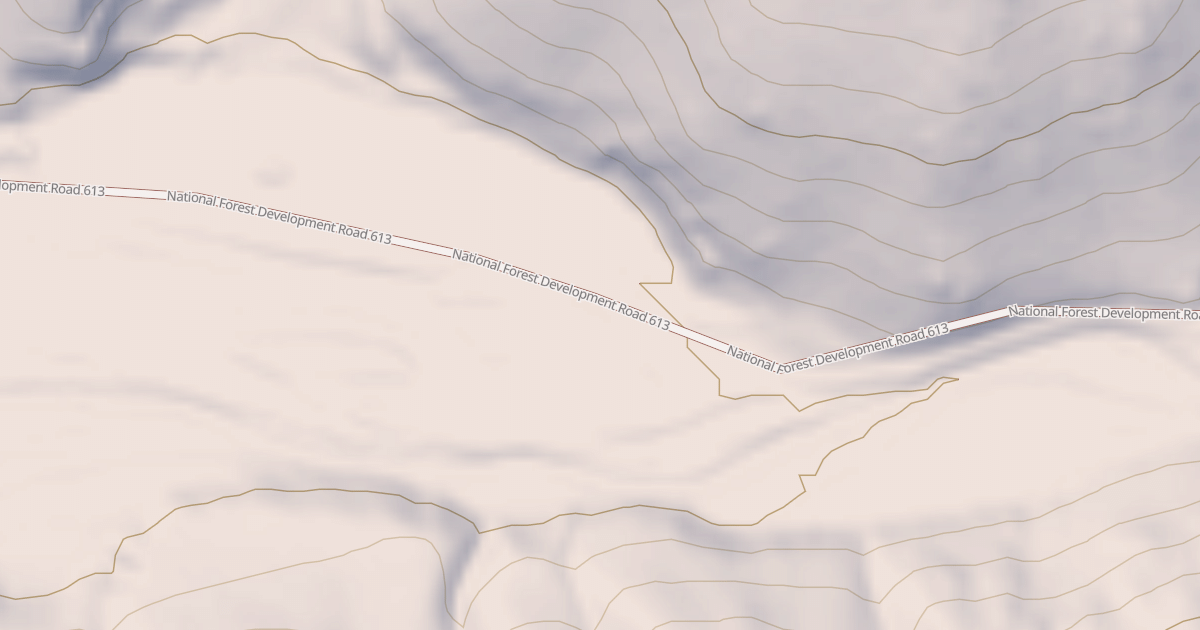 Map preview of NORTH FORK HOOVER TRAILHEAD