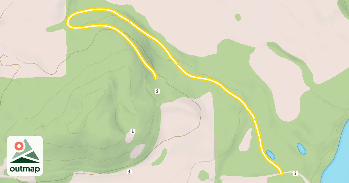Map of Whispering Pines Trail