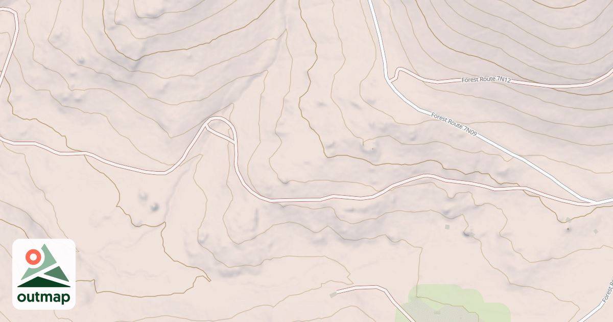 Map of USFS Motor Vehicle Use Map Trails 330136010602