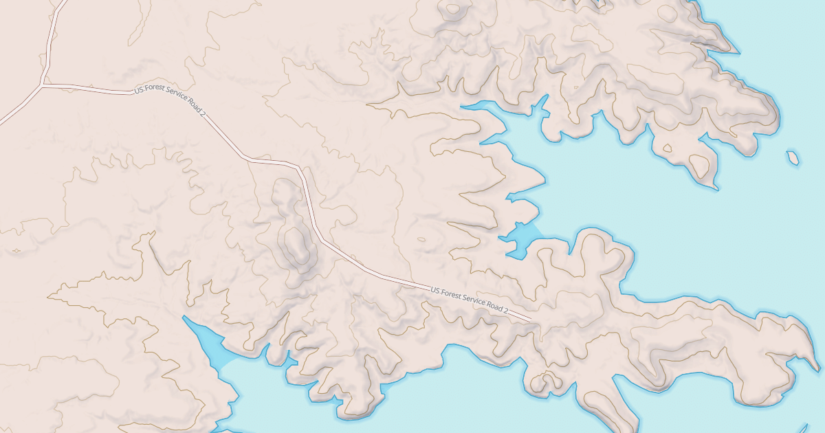 Map preview of USFS National Forest System Roads {581F1111-32BA-4980-BA70-B5826A19DBE9}