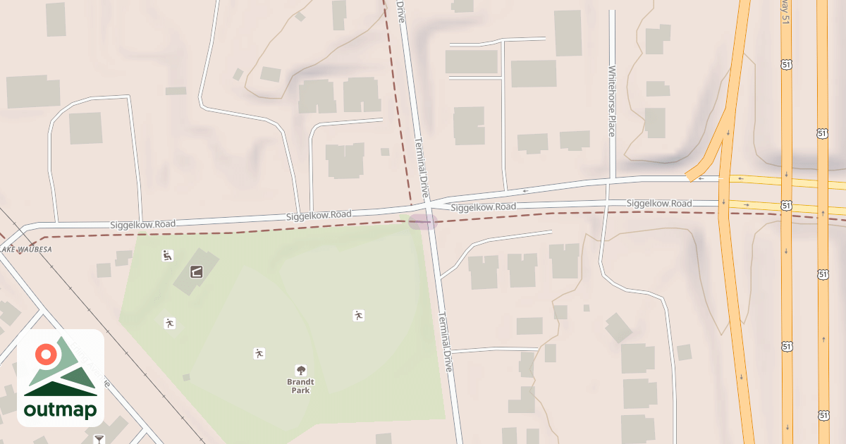 Map of Lower Yahara River Trail