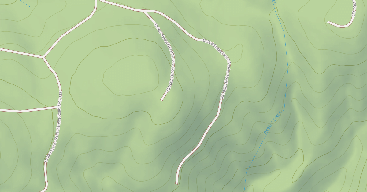 Map preview of USFS Motor Vehicle Use Map Roads {F3B798DA-356D-4838-B406-F75BD5E80423}