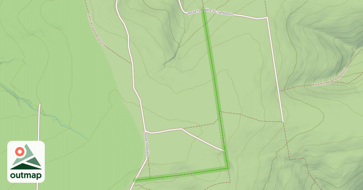Map of Sentier forestier