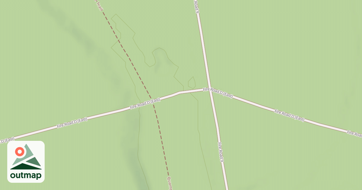 Map of Fire Road 54