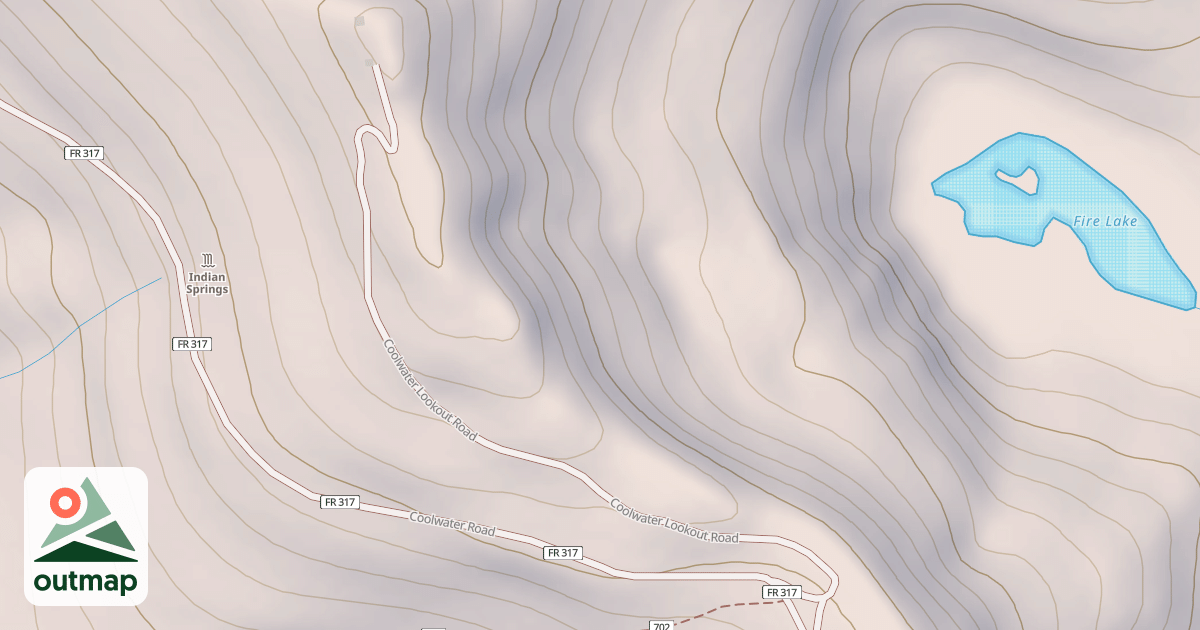Map of COOLWATER L O