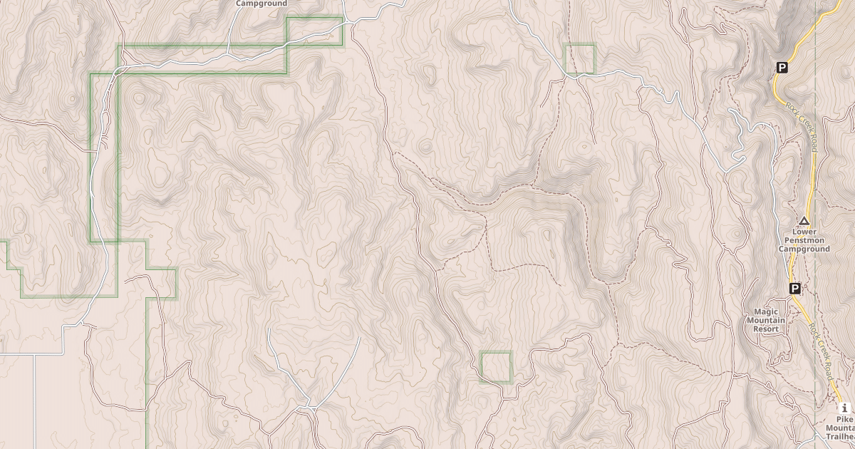 Map preview of S FORK SHOSHONE
