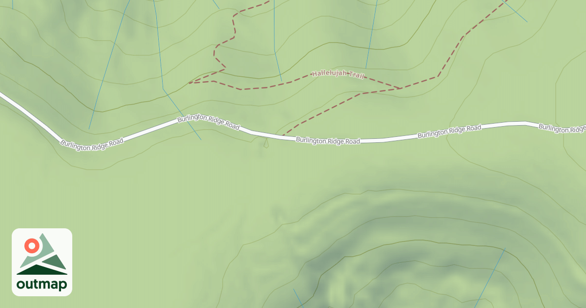 Map of BURLINGTON RIDGE SPUR