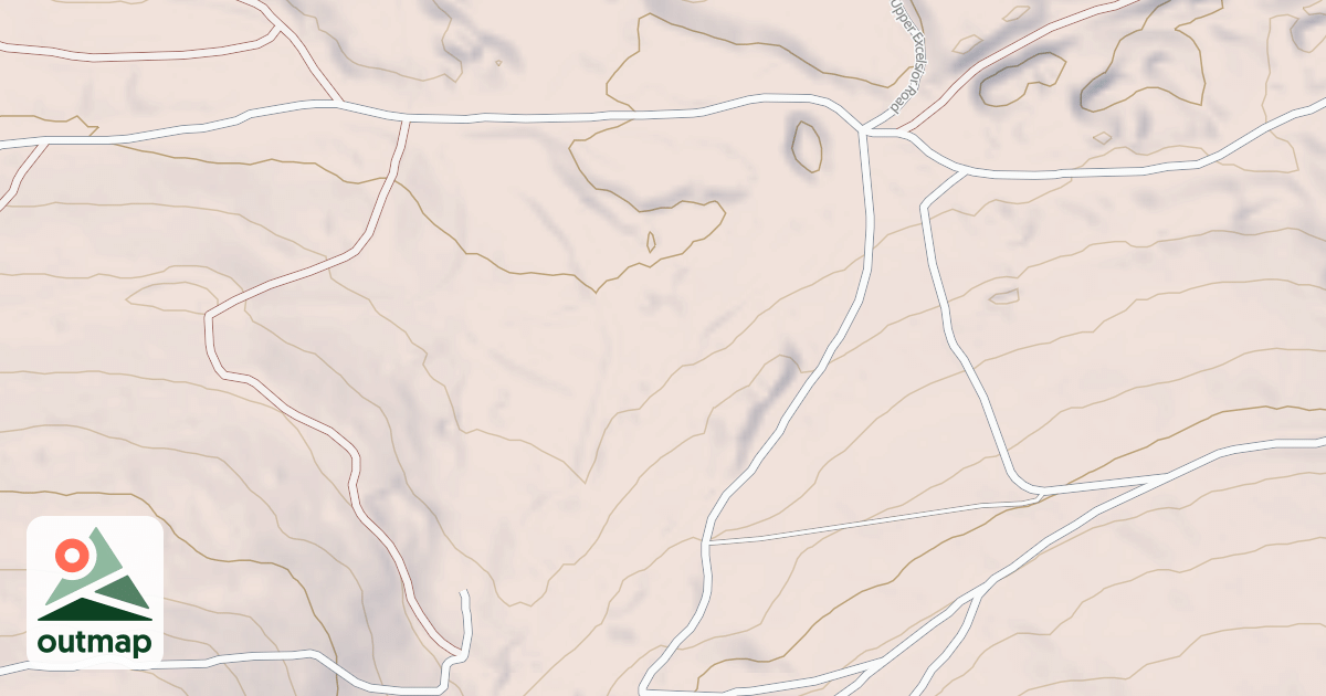Map of Anthracite Outdoor Adventure Area Trails in Northumberland