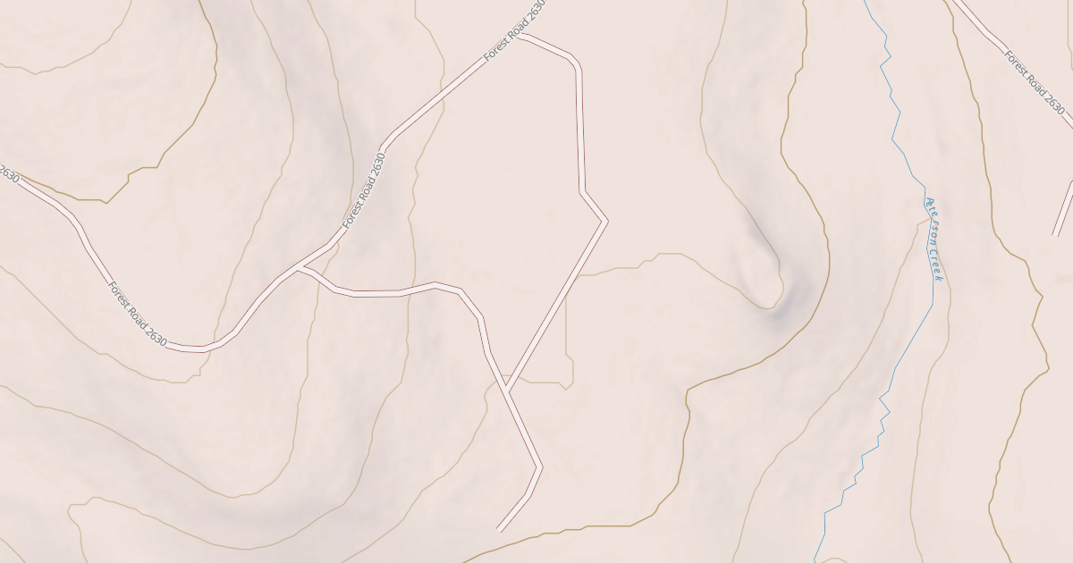 Map preview of USFS National Forest System Roads {ADB4F338-BD26-41D7-B779-4F0DE44AFCBB}