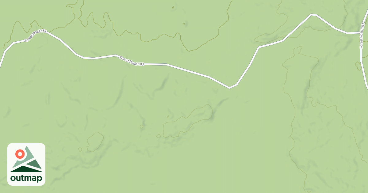 Map of FR 183E