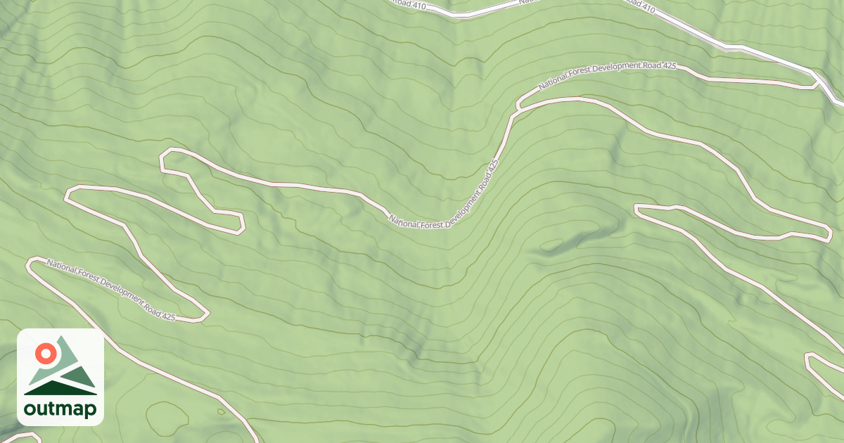 Map of USFS Motor Vehicle Use Map Roads {95C15822-90B9-4A42-B464-6CBF269BF626}