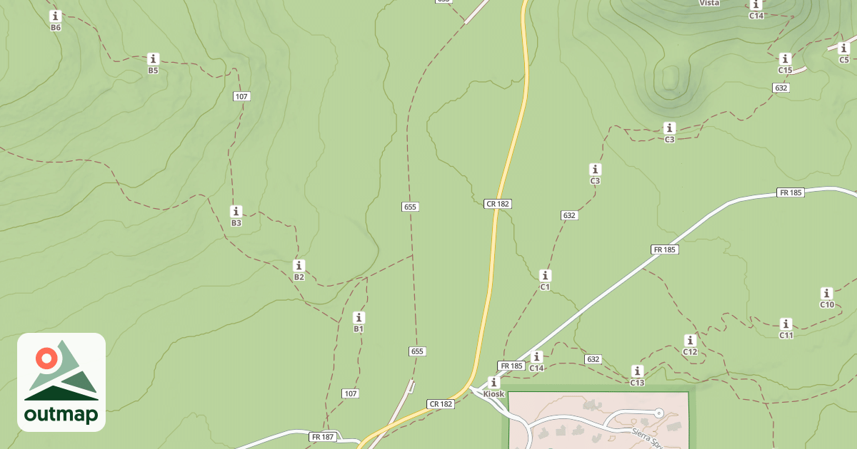 Map of BLUE RIDGE