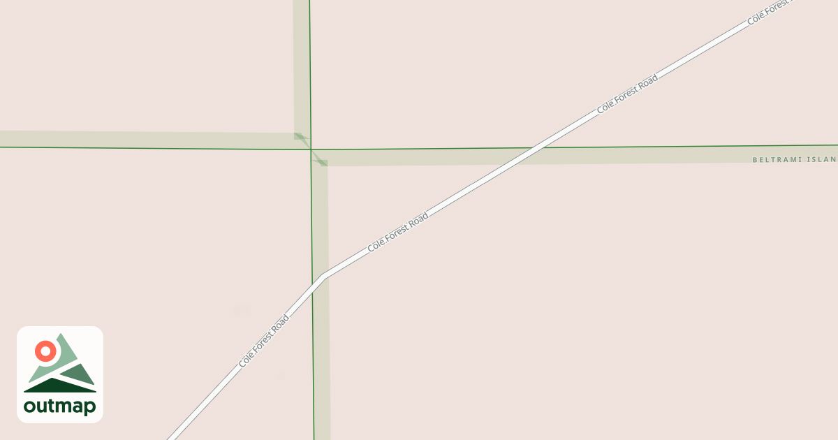 Map of Warroad/Roseau Trails