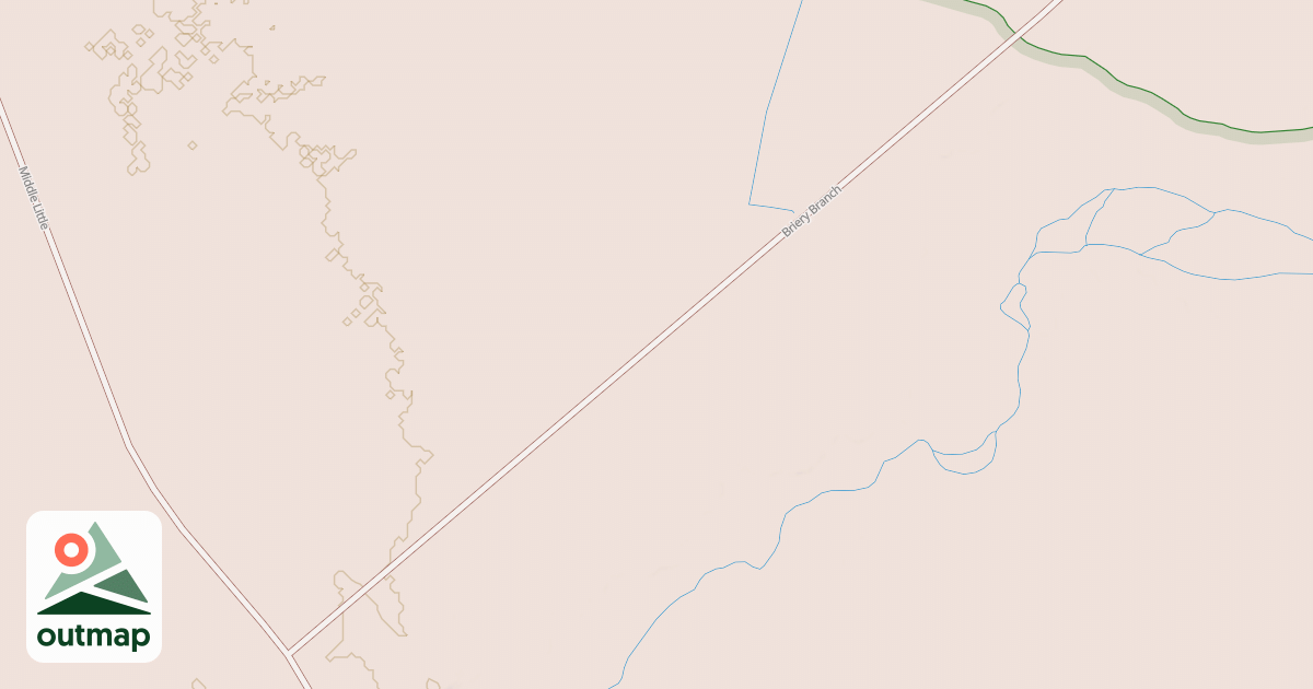 Map of BRIERY BRANCH