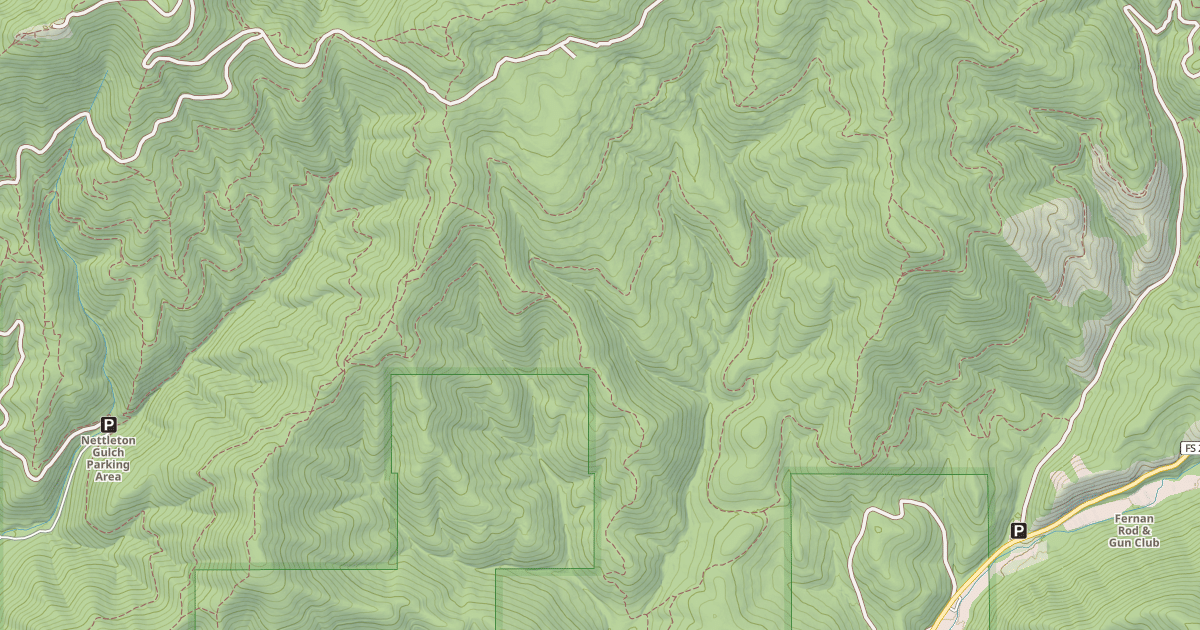 Map preview of USFS Motor Vehicle Use Map Trails 7837