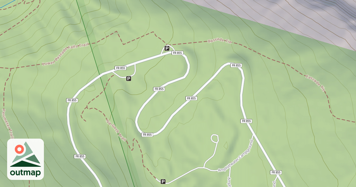 Map of AMPHITHEATER